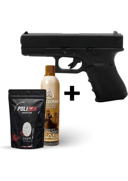 Glock 19 Gen 4 + Green Gas +0.20GR Bb