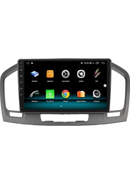 Opel Insignia Android 10 Multimedya Carplay 2gb Ram + 32GB HDD Navigasyon Ekran