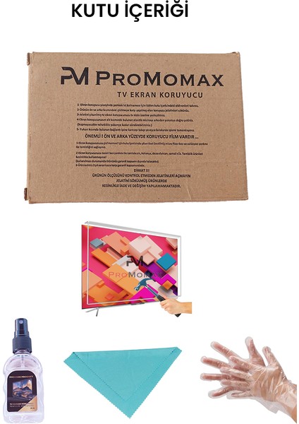 42" Inç 106 Ekran 4K Uyumlu Şeffaf Ultra Dayanıklı Tv Ekran Koruyucu Screen Protector modelleri