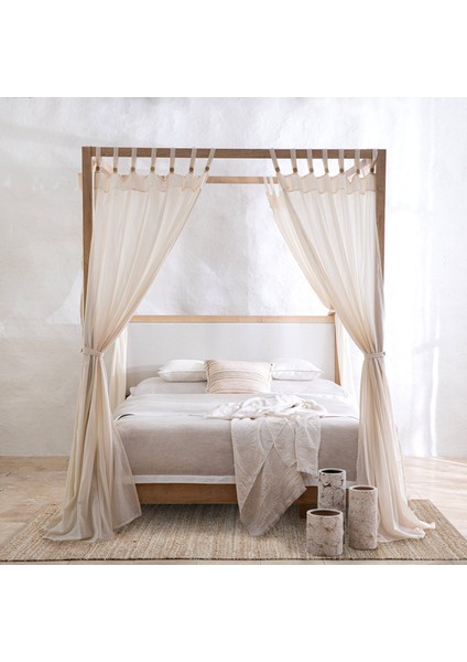 Alesta Nevresim Seti King Size 230X220 cm Natural