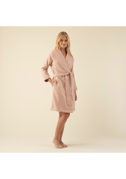 Sobeska Kadın Bornoz Koyu Somon fiyatları