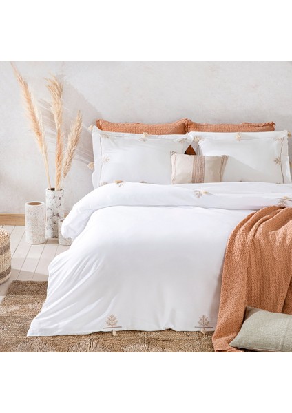 Arvor Nevresim Seti Ekstra King 260X220 cm Ekru