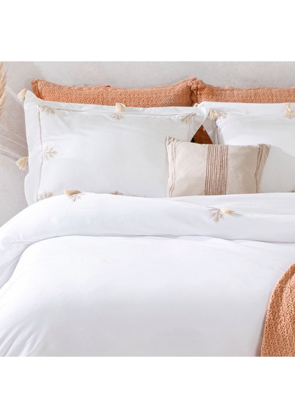 Arvor Nevresim Seti Ekstra King 260X220 cm Ekru indirimleri