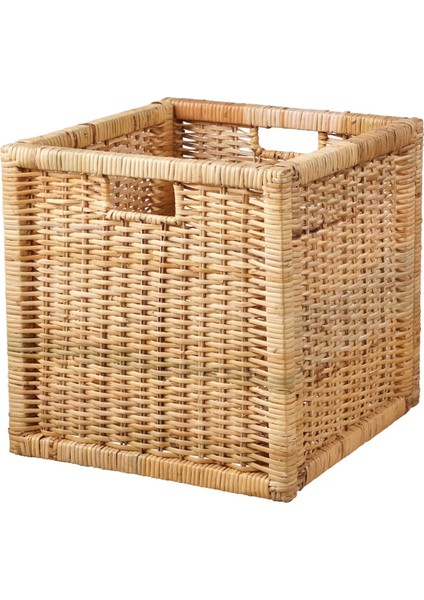 Branas Kutu Sepet Rattan Açık Kahve 32X34X32 cm