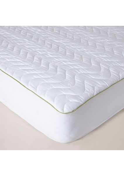 Bambu Yatak Alezi 80X140 cm Krem