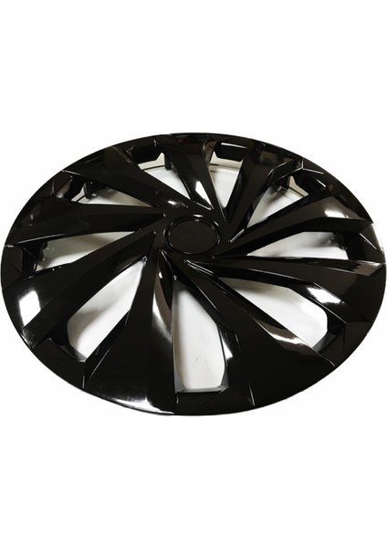 Tata Uyumlu 15 Inç 4 Adet Piano Black Siyah Jant Kapağı Takımı