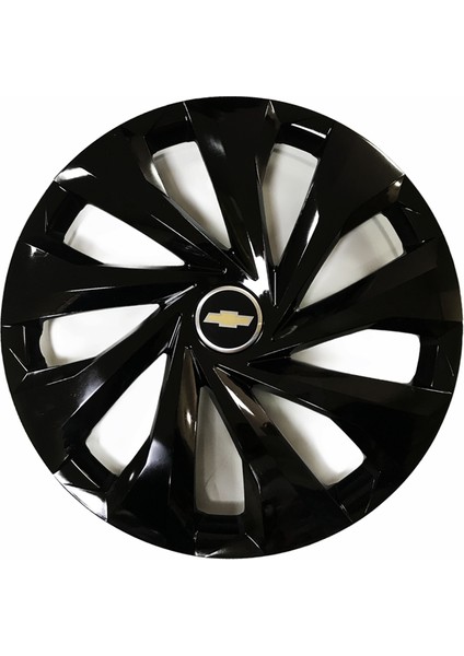 Chevrolet Spark Uyumlu 14 Inç 4 Adet Piano Black Siyah Jant Kapağı Takımı