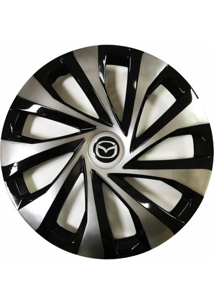 Mazda Mazda2 Uyumlu 14 Inç Piano Black Siyah Jant Kapağı 4 Adet