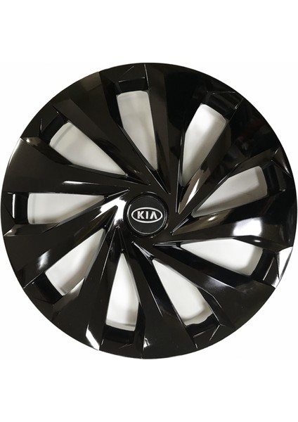 Kia Cerato Uyumlu 14 Inç 4 Adet Piano Black Siyah Jant Kapağı Takımı
