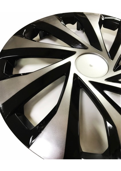 Fiat Fiorino Uyumlu 15 Inç Piano Black Siyah Jant Kapağı 4 Adet modelleri