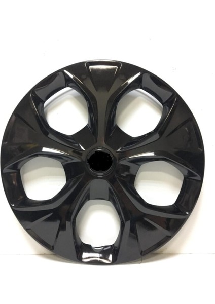 Üniversal 15 Inch Piano Black Kırılmaz 4 Set Jant Kapağı (Istediğiniz Markanın Logosu Ücretsiz)