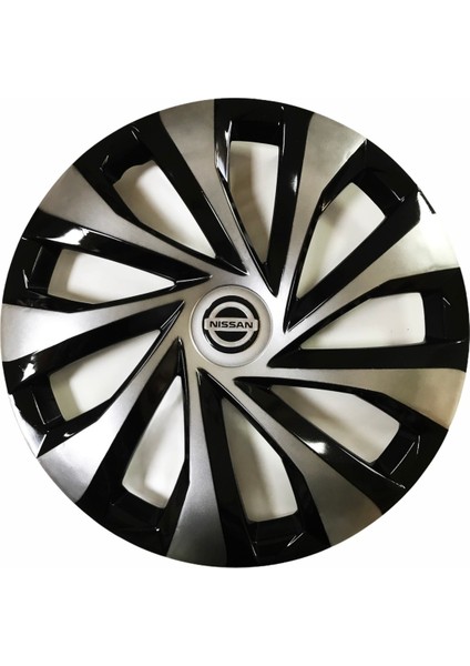 Nissan Note Uyumlu 15 Inç Piano Black Siyah Jant Kapağı 4 Adet
