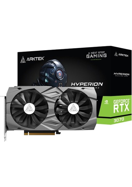 Hyperıon, AKN3070D6S8GH1, RTX3070, 8gb, Gddr6, 256BIT, 1xhdmı, 3xdp Gamıng Ekran Kartı