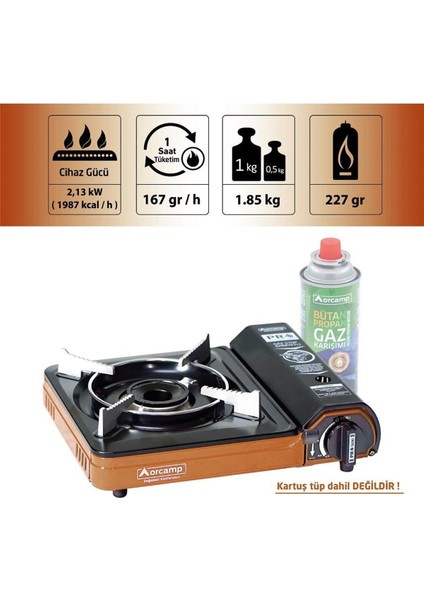Tekli Portatif Kamp Ocak Gaz Stop Emniyetli Taba fırsatları