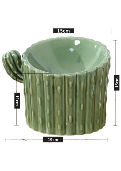 Seramik Servikal Koruma Yüksek Ayaklı Kedi Kasesi (Yurt Dışından)