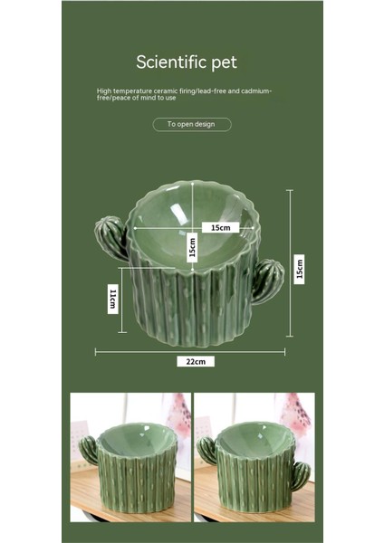 Seramik Servikal Koruma Yüksek Ayaklı Kedi Kasesi (Yurt Dışından) fırsatları