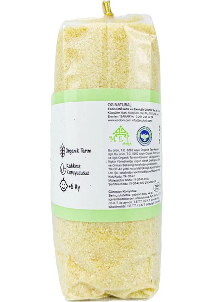 Organik Helvalık Irmik 350 gr fiyatları