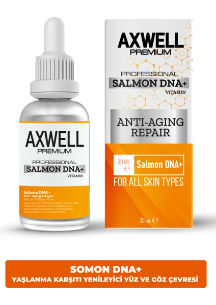 RC COSMETIC Axwell Premium Yenileyici Yüz Ve Göz Çevresi Bakımı Somon DNA+ 30ml