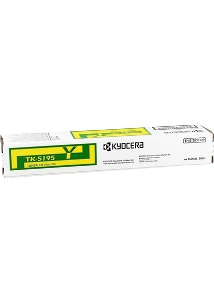 HPZR Kyocera Mita TK-5195 Sarı Orjinal Toner