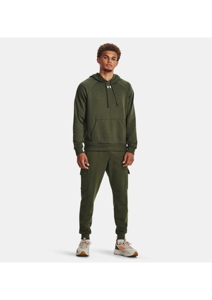 Under Armour Erkek UA Rival Fleece Kapüşonlu Üst 1379757-390