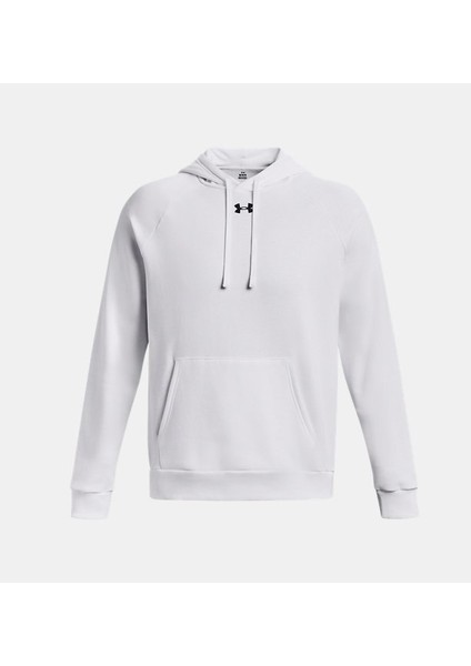 Erkek UA Rival Fleece Kapüşonlu Üst 1379757-100 fırsatları