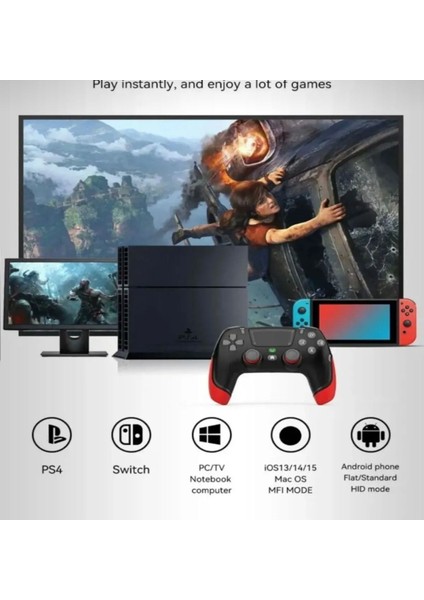P06 Elite Bluetooth Gamepad Ps4 Ps3 Pc Switch Uyumlu Oyun Kolu indirimleri