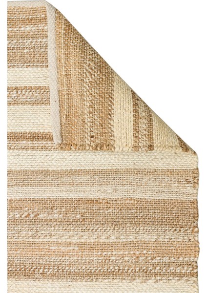 Echo Ech 11 Natural White Xw Flatweave El Dokuma Naturel Jüt Hasır Halı