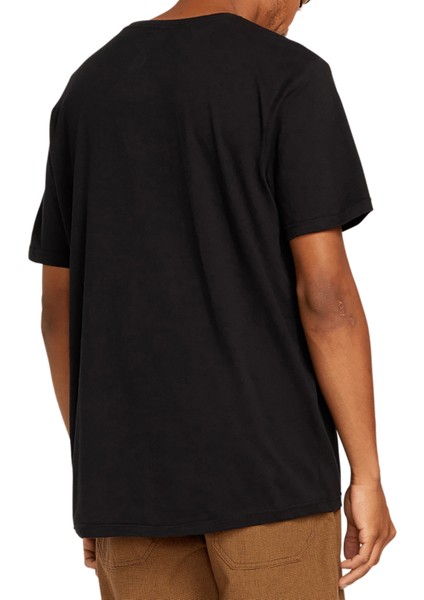 Siyah Erkek T-Shirt A5012305_VOLCOM Skate Vitals Axel 1