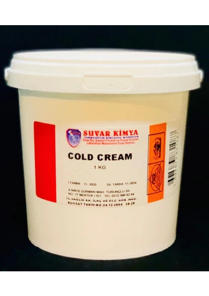 Suvar Kimya Cold Krem (Krem Bazı) 1 kg