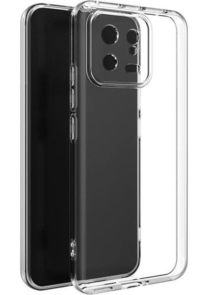 Xiaomi Mi 13 Kılıf Ince ve Esnek Şeffaf Süper Silikon