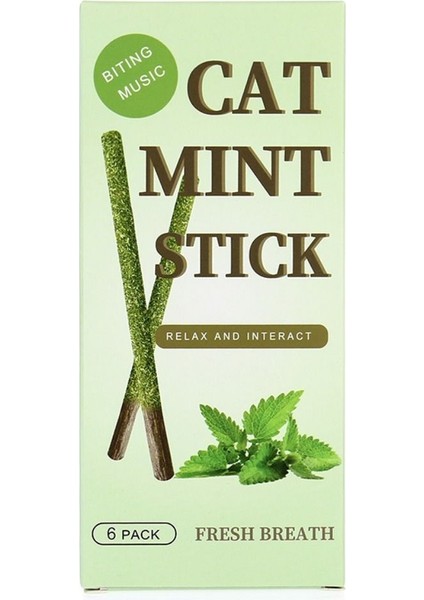 Matatabi Cat Mint Stick 6'lı 12CM Kedi Otlu