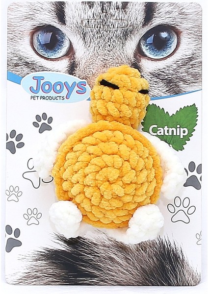 Catnipli Kadife Kaplumbağa Kedi Oyuncağı