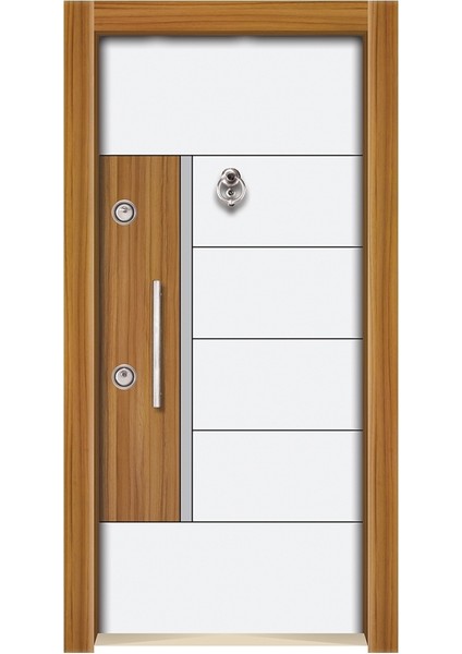 3563 Ahşap Kaplama Çelik Kapı, Kaplama Daire Kapısı