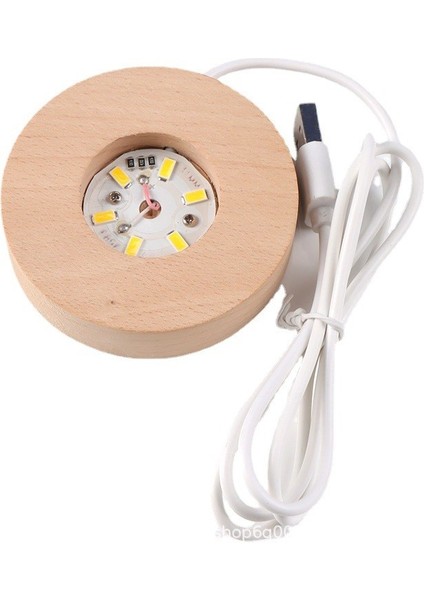 Büyük Boy Işıklı Ahşap Kaideli Küçük Prens Cam Küre 8cm