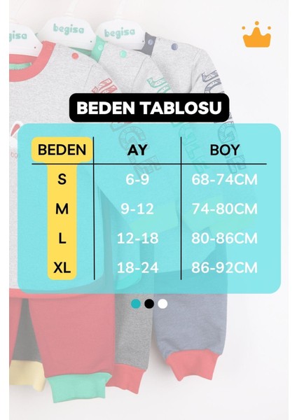 Çocuk Eşofman Pijama Takımı 0010 fırsatları