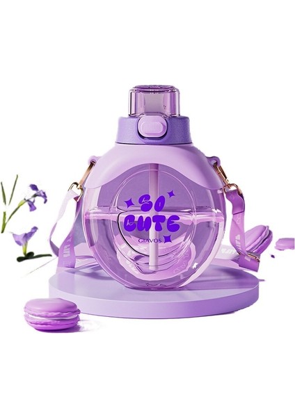 480ML Taşınabilir Su Matarası - Pembe (Yurt Dışından)