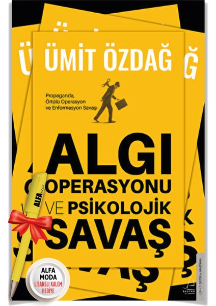 Algı Operasyonu ve Psikolojik Savaş (Ümit Özdağ) + Alfa Moda Lisanslı Kalem - Destek Yayınları