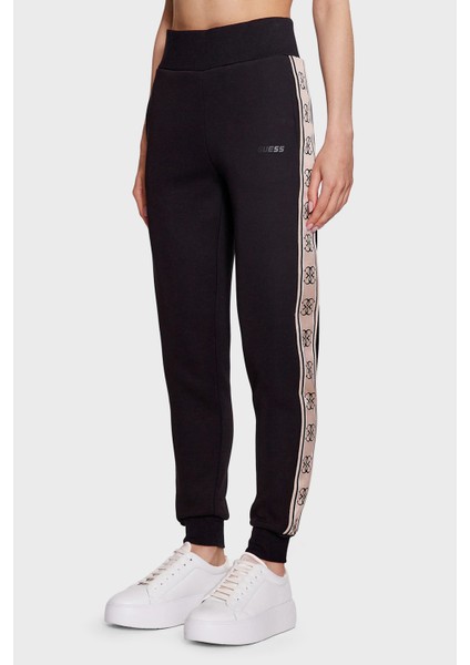 Britney Pamuklu Regular Fit Cepli Jogger Pantolon Bayan Pantolon V2YB15KB3P2 Jblk