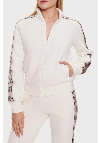 Britney Regular Fit Dik Yaka Fermuarlı Sweat Bayan Sweat V2YQ16KB3P2 G6K5