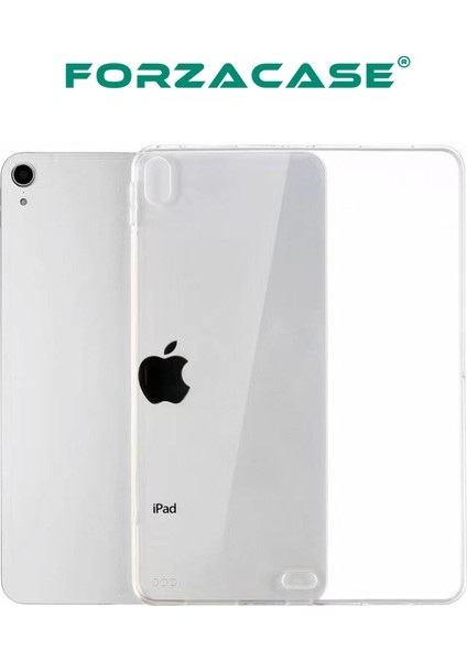 iPad Pro 12.9 Inch 2018 ile Uyumlu Silikon Kılıf Şeffaf - FC013