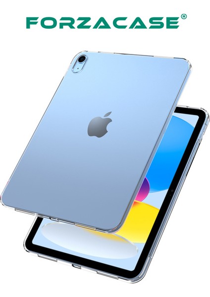 iPad 10.nesil 10.9 Inch 2022 ile Uyumlu Silikon Kılıf Şeffaf - FC013