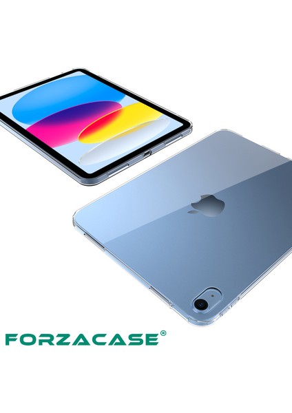 iPad 10.nesil 10.9 Inch 2022 ile Uyumlu Silikon Kılıf Şeffaf - FC013