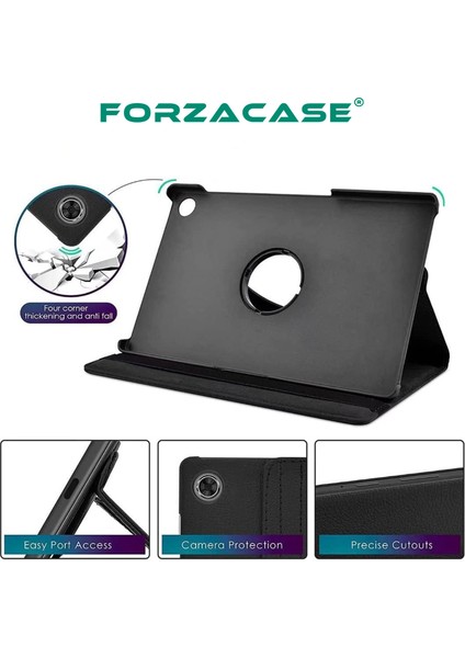Lenovo Tab M10 3.nesil 10.1 Inch TB328FU Için 360 Derece Döner Standlı Kılıf - FC012 modelleri
