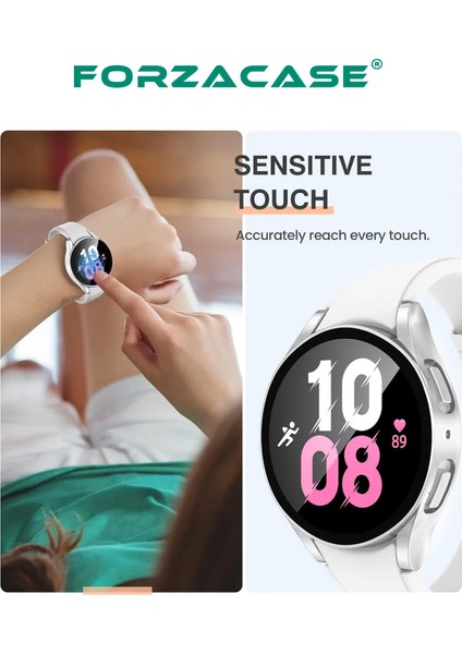 Samsung Galaxy Watch5 40MM Önü Kapalı Ekran Korumalı Silikon Kılıf - FC010 modelleri