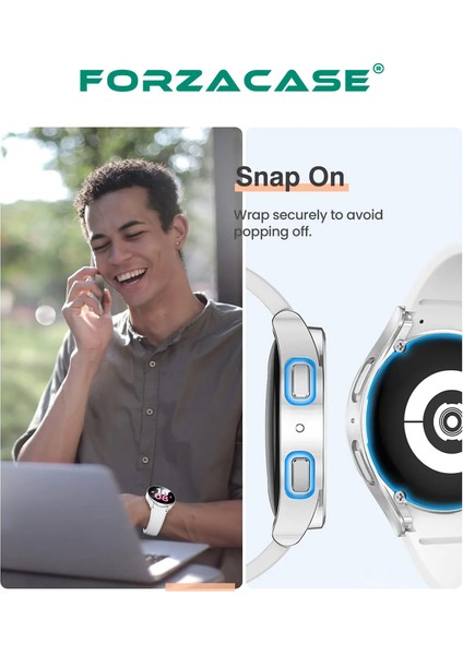 Samsung Galaxy Watch5 40MM Önü Kapalı Ekran Korumalı Silikon Kılıf - FC010 fırsatları