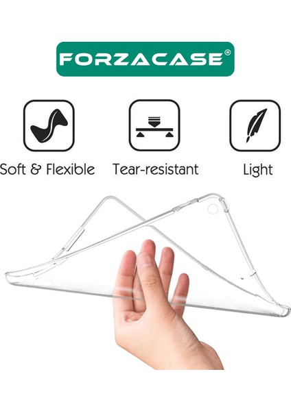 Apple iPad 9.7 Inch ile Uyumlu Silikon Kılıf Şeffaf - FC013