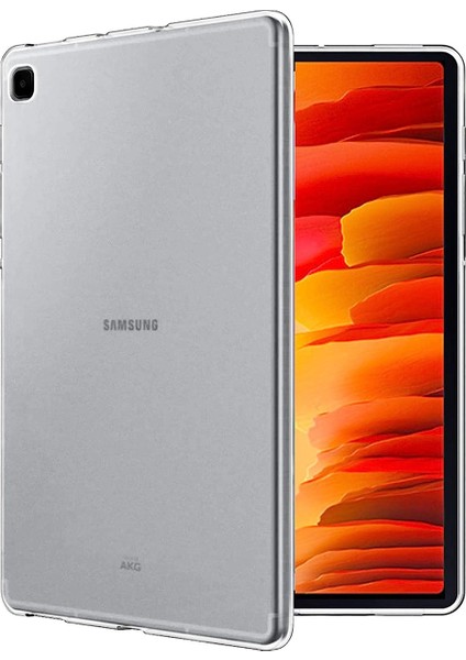 Samsung Galaxy Tab A7 T500 ile Uyumlu Silikon Kılıf Şeffaf - FC013