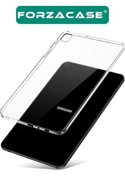 Samsung Galaxy Tab A7 T500 ile Uyumlu Silikon Kılıf Şeffaf - FC013