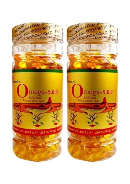 Omega 3-6-9 1000 mg 2 x 200 Softgel