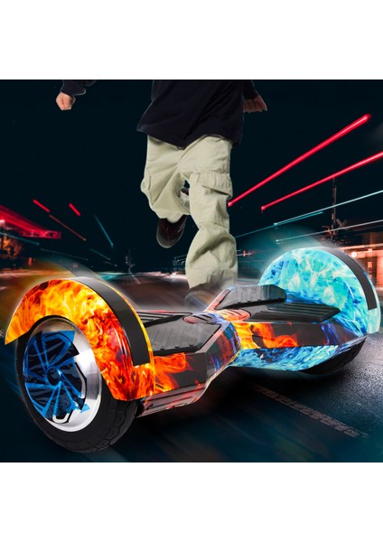 Smart Balance Elektrikli Kaykay Hoverboard 8.5 Inch Ledli Uzay Kasa Bluetoothlu Desenli Çantalı